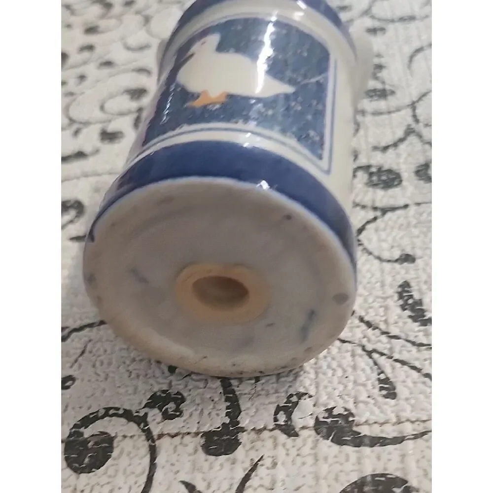 Chicken/Duck  Vintage Milkcan Salt & Pepper Shakers